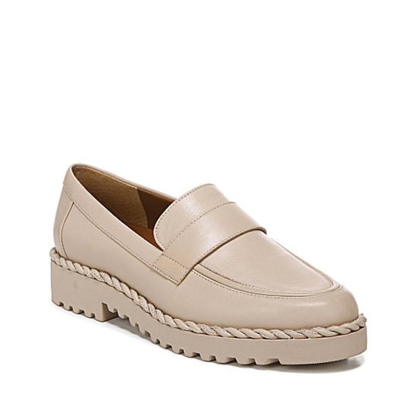 Franco Sarto Shoes - NEW Franco Sarto, woman's nude leather Carol loafer sz 10